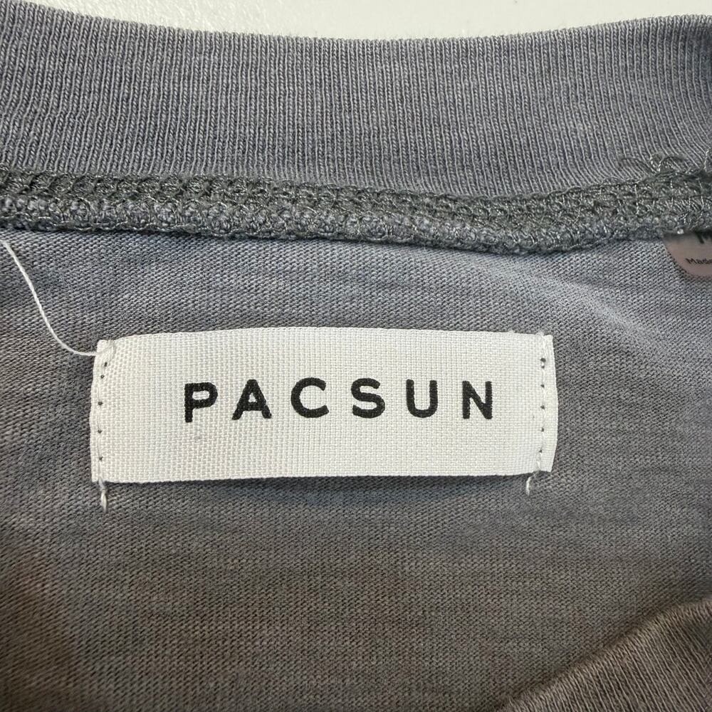 PacSun Pacific Sunwear Service Station Graphic Tee Mens Medium Gray - Picture 5 of 5